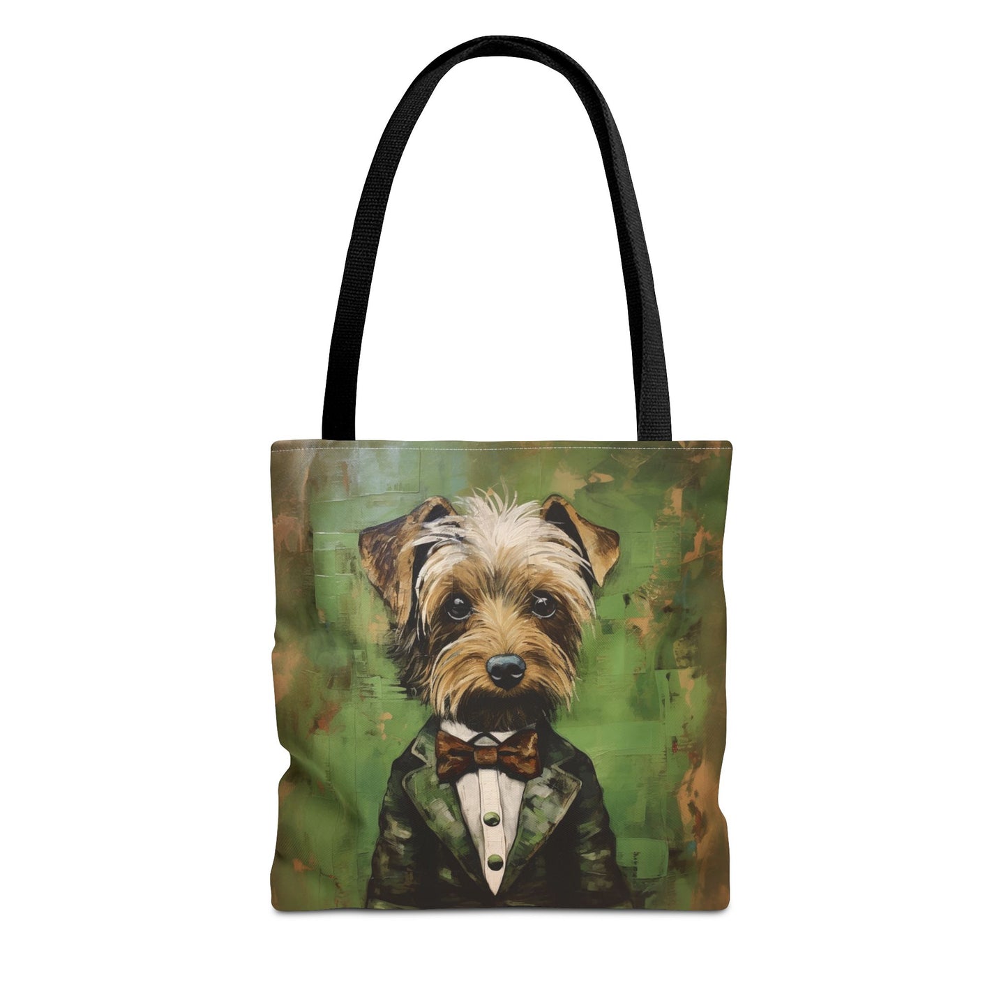 Yorkie Dapper Canvas Tote Bag – Stylish Eco-Friendly Dog Lover Gift