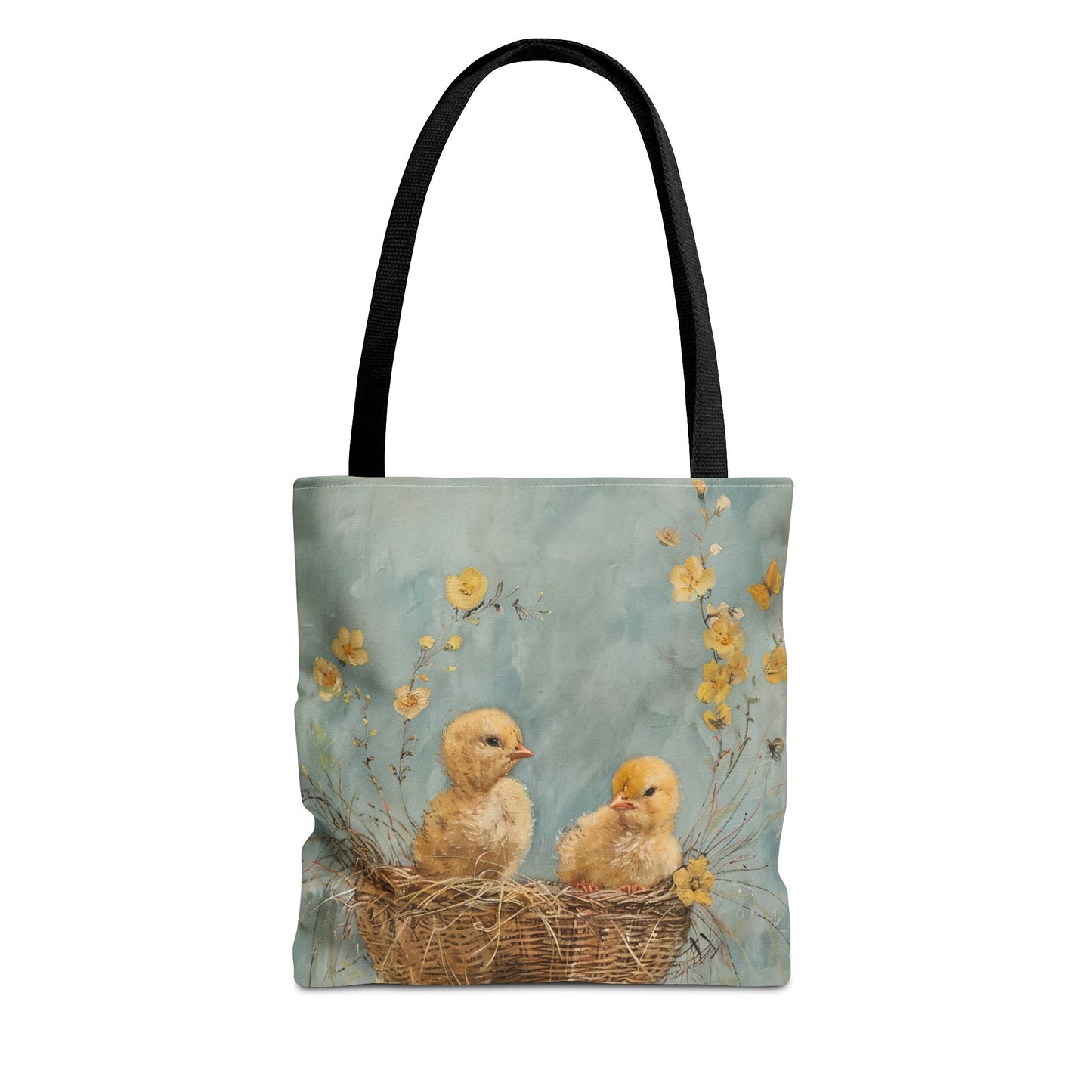 Sweet Spring Chicklings Tote Bag, Perfect for Easter and Everyday Use