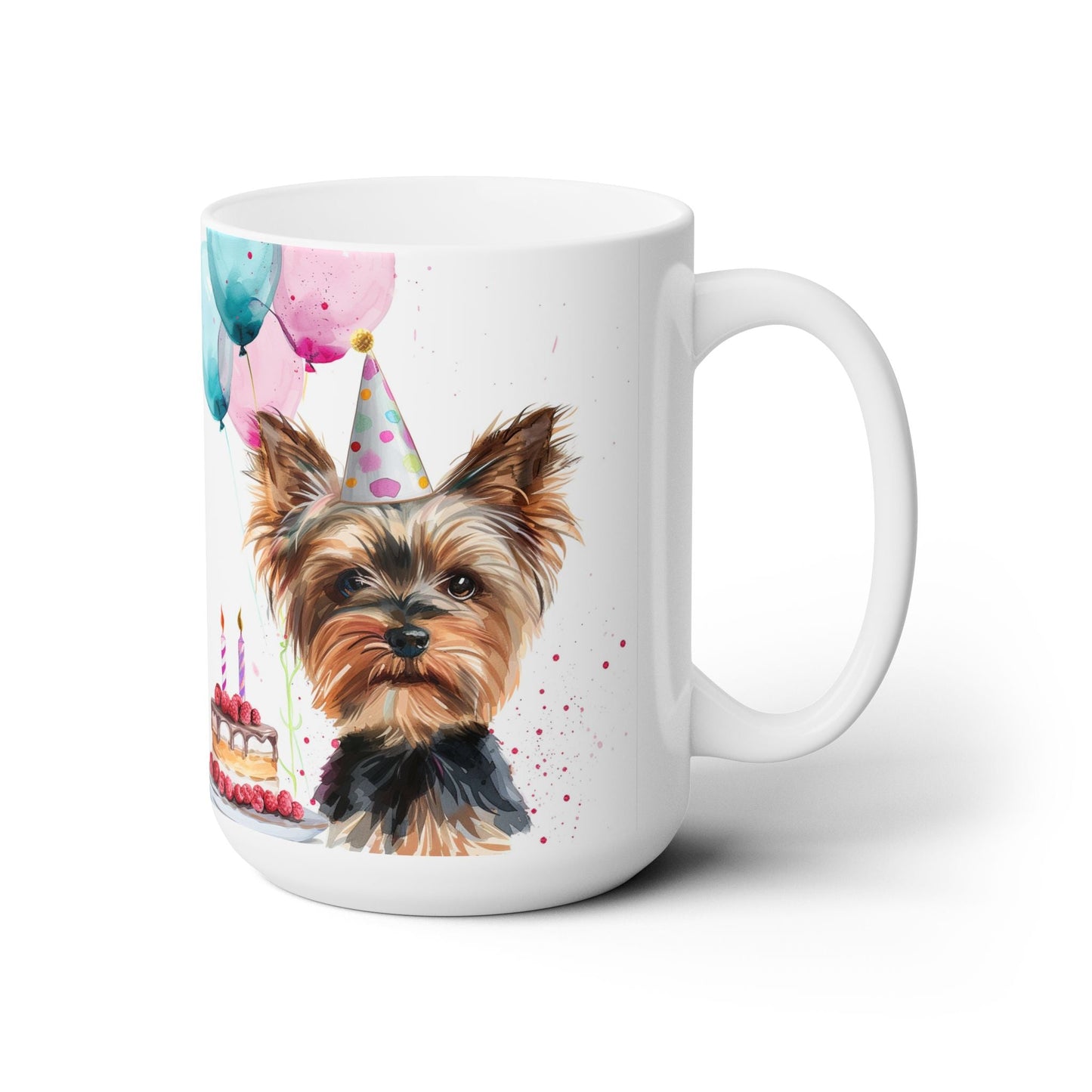 Yorkie Birthday Celebration Mug – Perfect Gift for Dog Lovers