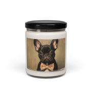 Frenchie Elegance Candle – Vintage Art Soy Gift for Dog Lovers