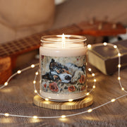 Australian Shepherd Soy Candle – Vintage Art & Pet Lover Gift