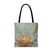 Sweet Spring Chicklings Tote Bag, Perfect for Easter and Everyday Use