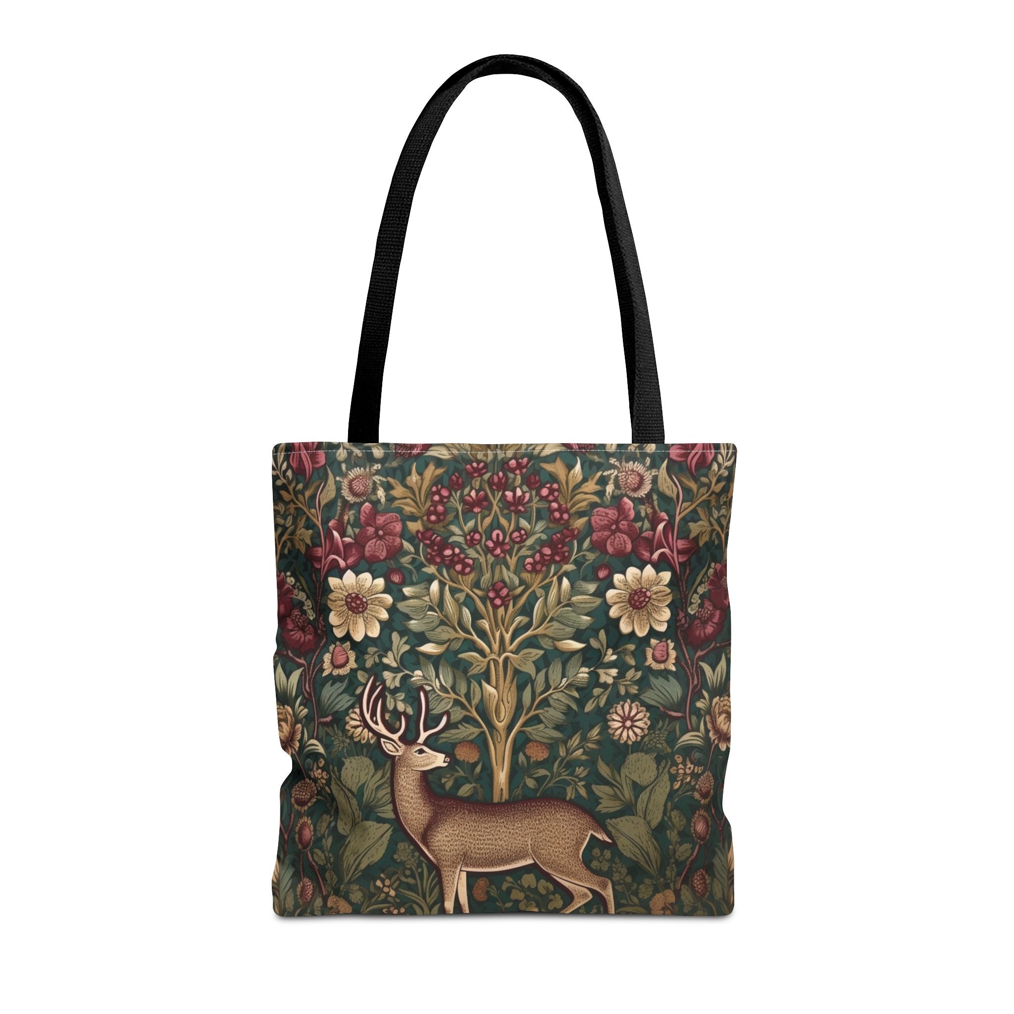 Elegant Forest Stag Canvas Tote Bag, Eco-Friendly Gift for Nature Lovers