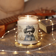 Charming Shih Tzu Soy Candle - Vintage Floral Dog Lover Gift