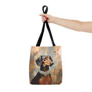 Elegant Dachshund Tote Bag - Artistic Design for Dog Lovers