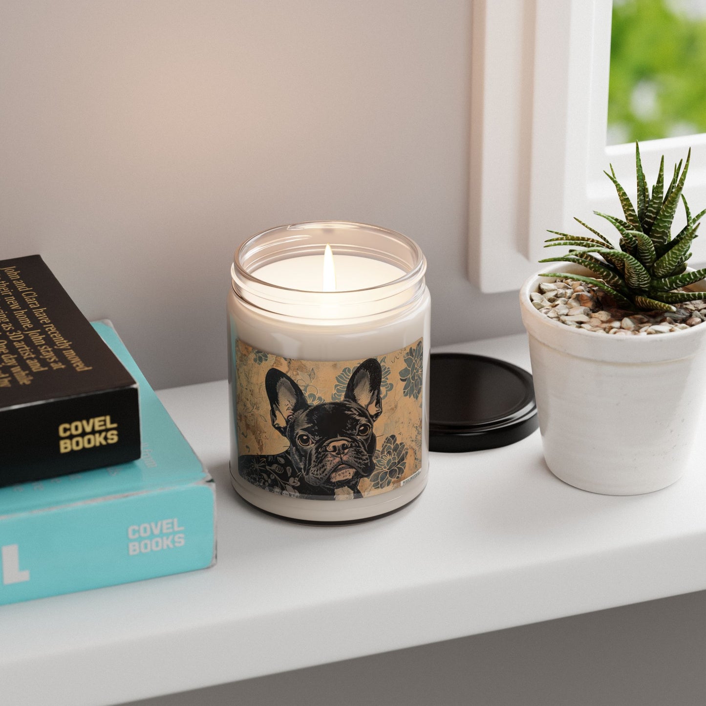 French Bulldog Vintage Soy Candle – Dog Lover Gift