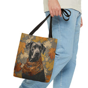 Great Dane Autumn Leaves Tote Bag, Stylish Eco-Friendly Gift for Dog Lovers