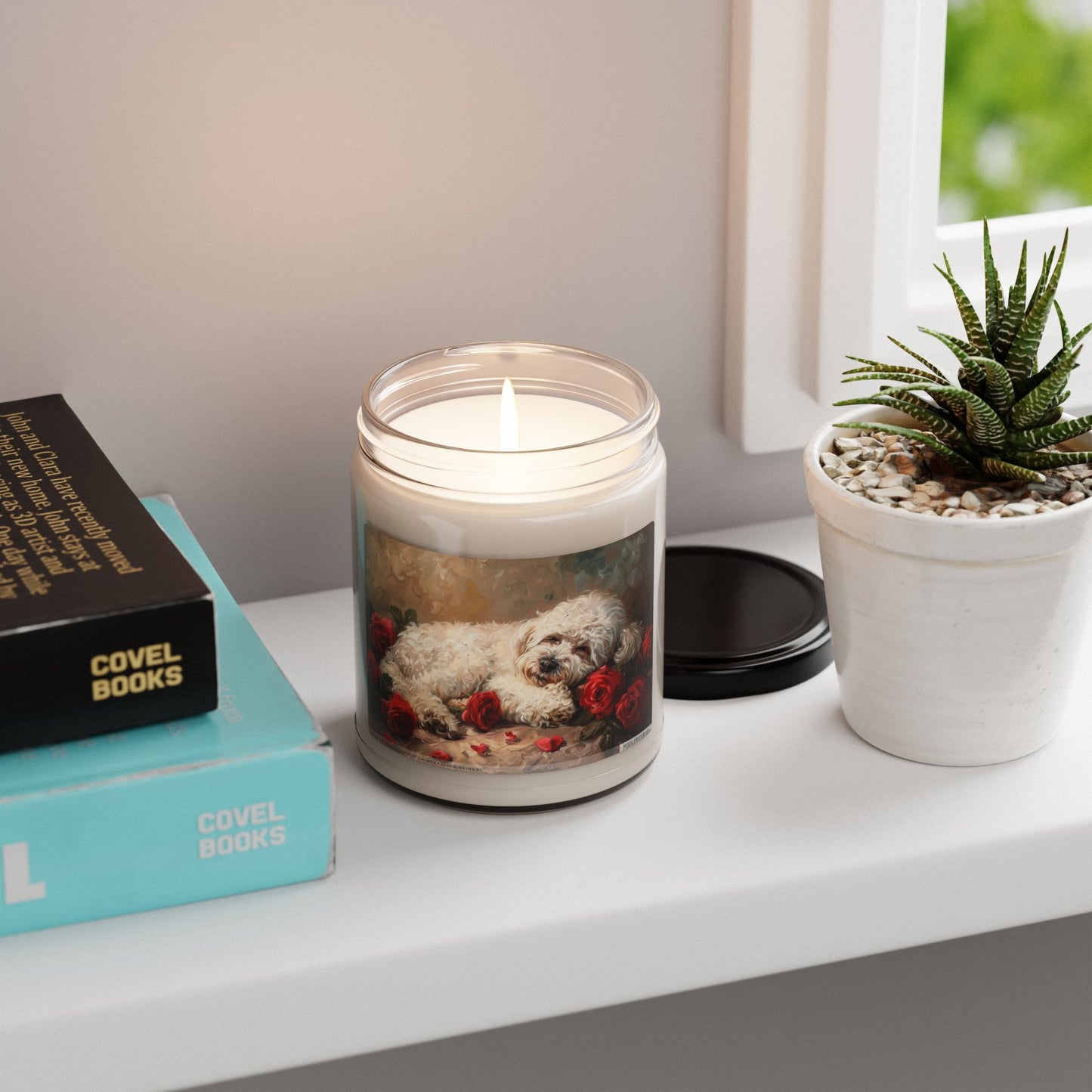 Bichon Bliss Memorial Candle – Soy Pet Lover Gift