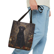 Black Labrador Elegance Tote Bag, Classic Dog Lover Gift