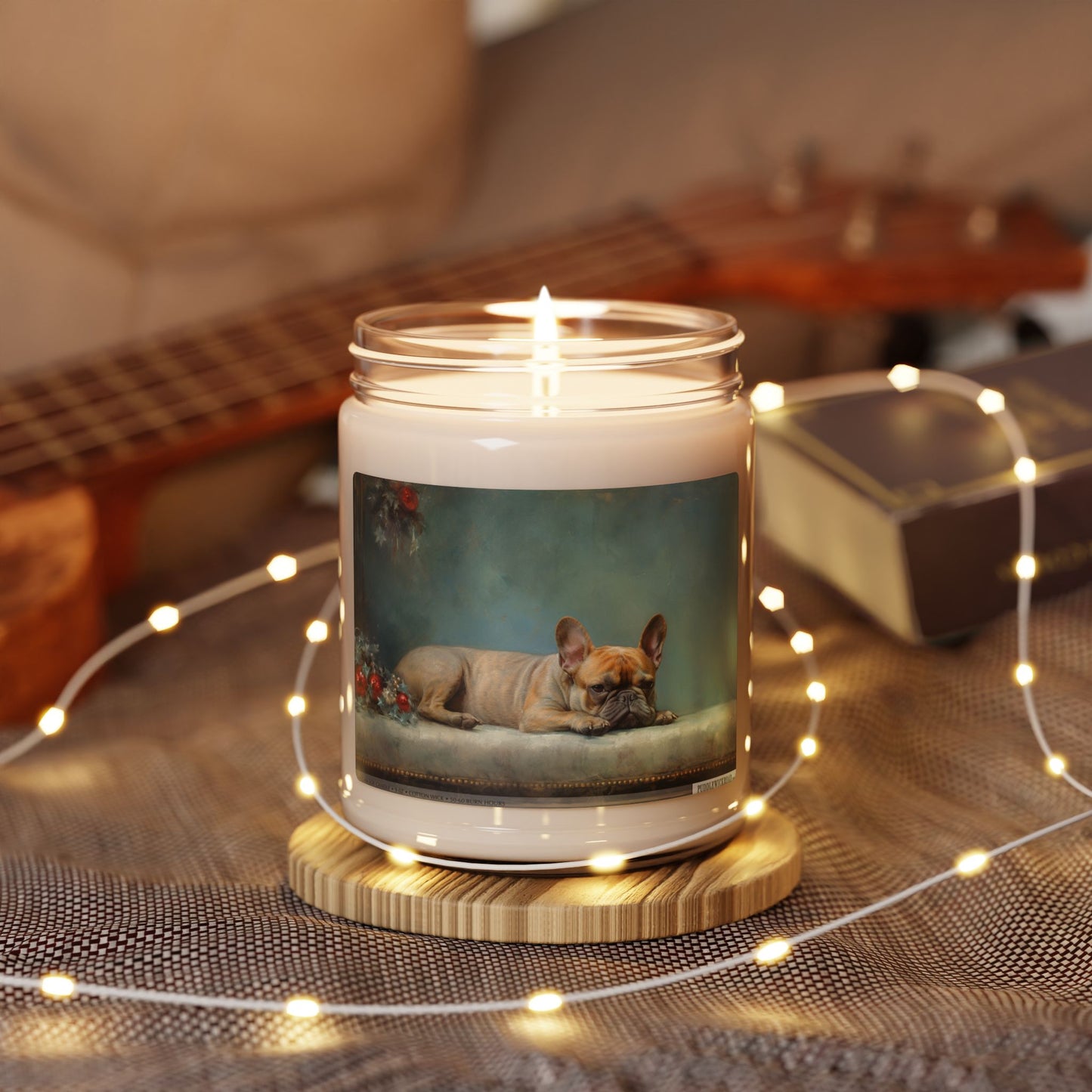 French Bulldog Vintage Candle – Cozy Pet Lover Gift