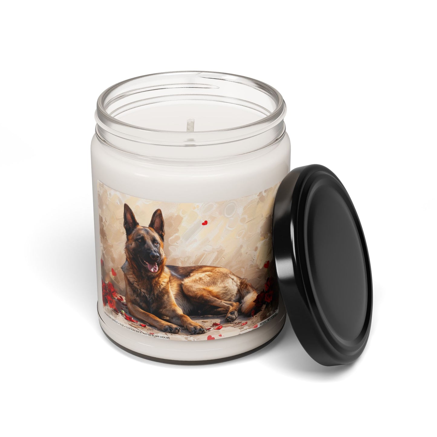 Belgian Malinois Tribute Candle – Heartfelt Soy Gift for Dog Lovers