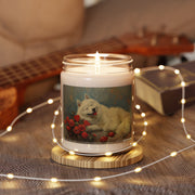 Samoyed Love Candle - Cozy Pet Lover's Gift with Vintage Art