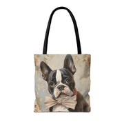 Chic French Bulldog Tote Bag, Canvas Market and Gift for Dog Lovers