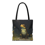 Frog-Themed Eco Tote Bag, Artistic and Nature-Inspired Canvas Bag