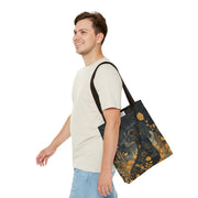 Whimsical Dachshund Meadow Tote Bag – Eco-Friendly Canvas Gift