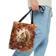 Autumn Harvest Squirrel Tote Bag - Eco-Friendly Canvas Gift