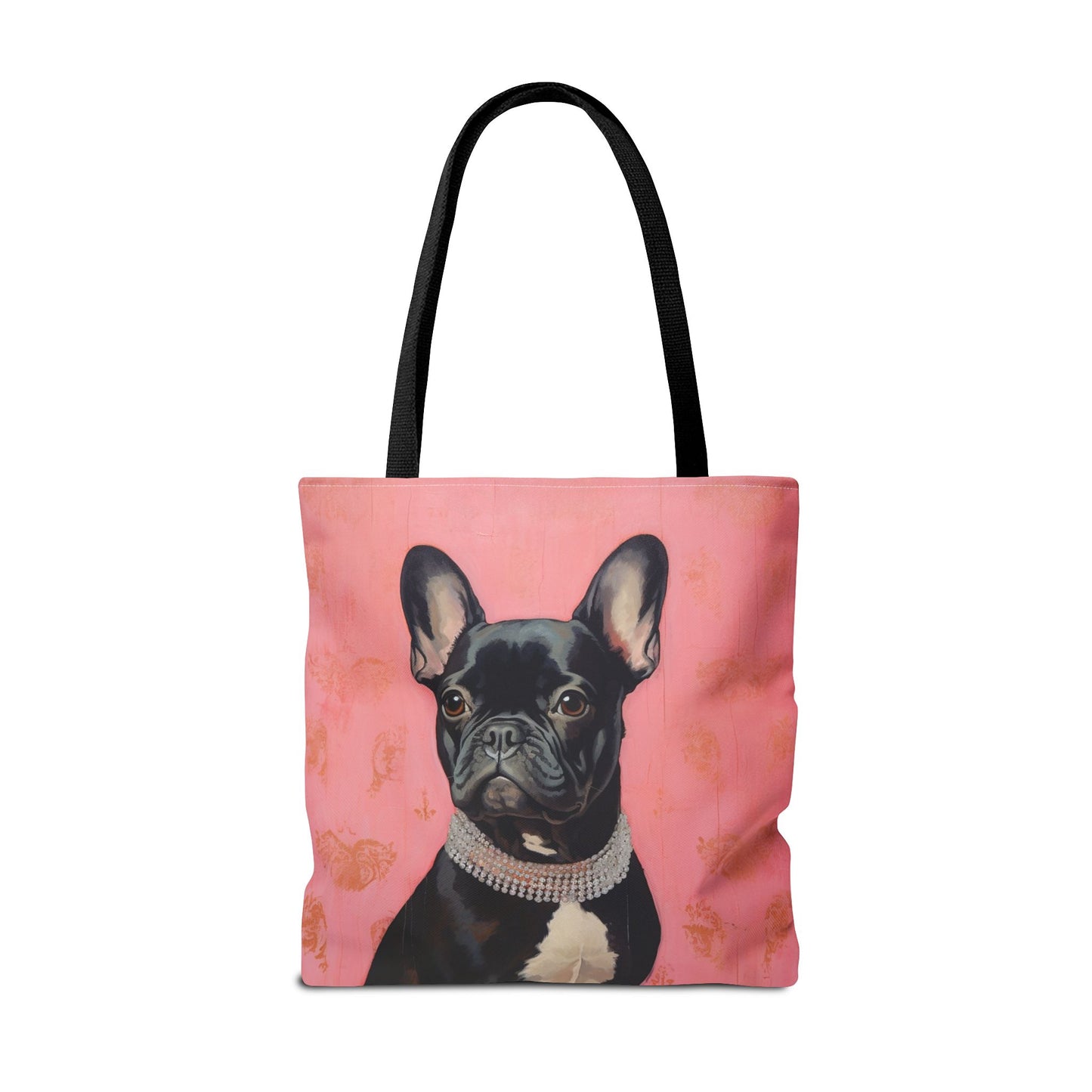 Frenchie Chic Canvas Tote Bag – Glamorous & Eco-Friendly Design