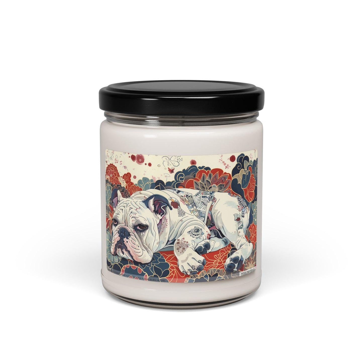 Bulldog Bliss Candle – Vintage Soy Candle Gift for Dog Lovers