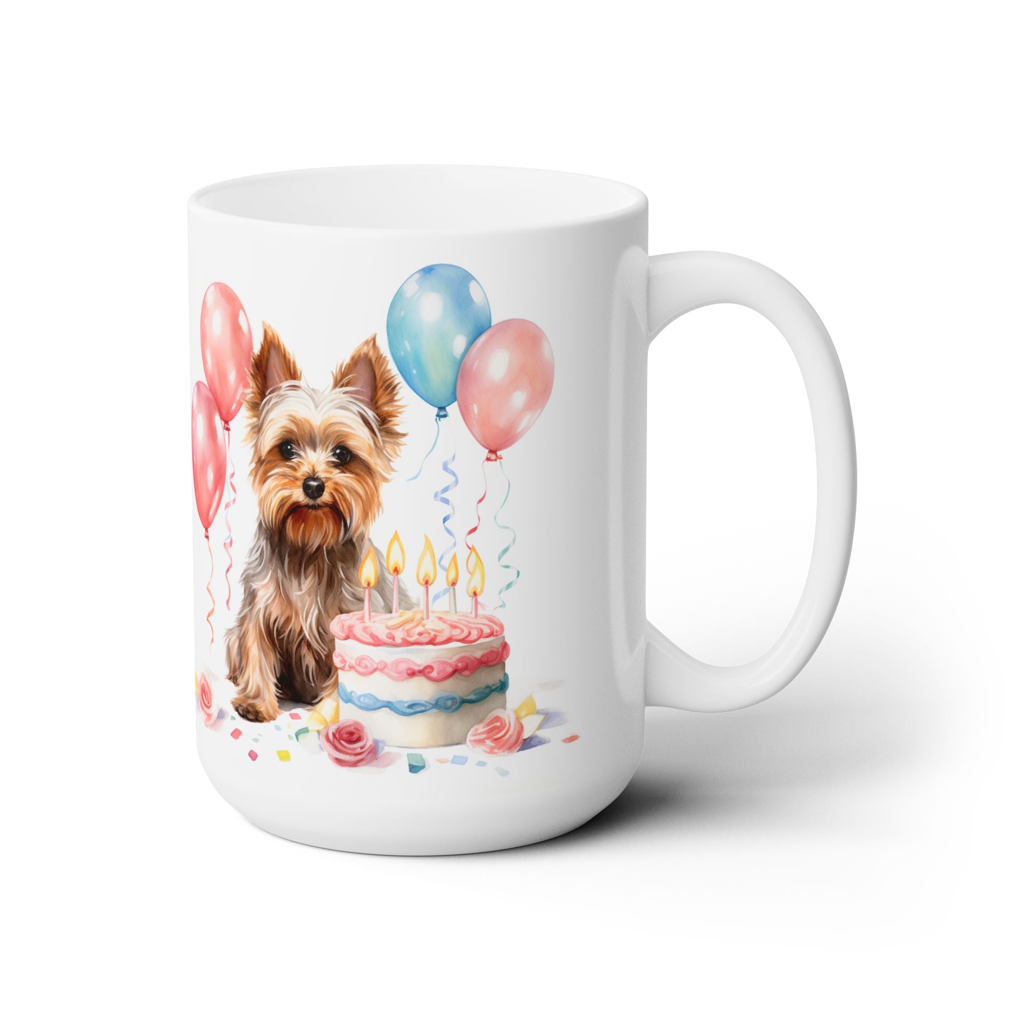 Yorkie Birthday Mug - Cute Yorkshire Terrier Coffee Cup for Dog Lovers