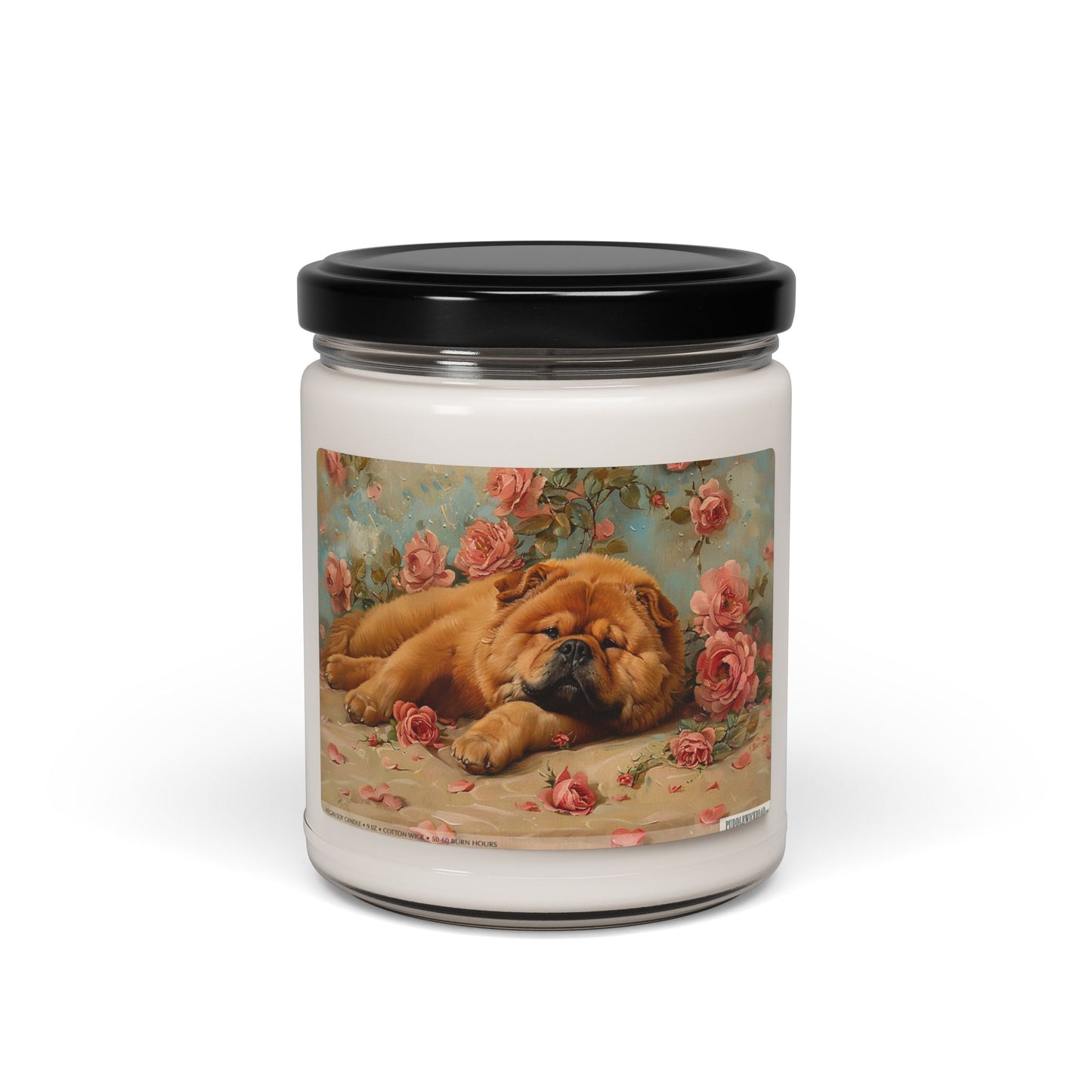 Charming Chow-Chow Vintage Candle - Pet Lover Gift