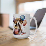 Beagle Birthday Party Mug - Adorable Dog Lover’s Gift for Pet Parents