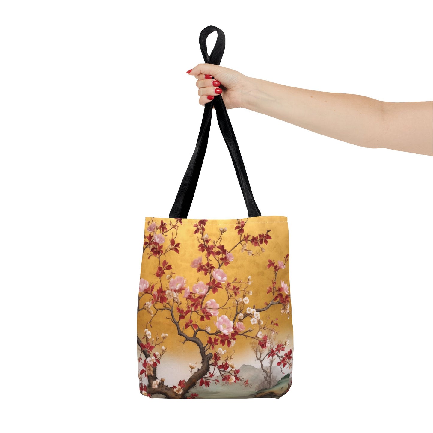 Magnolia Blossom Art Tote Bag – Elegant Floral Printed Canvas Bag