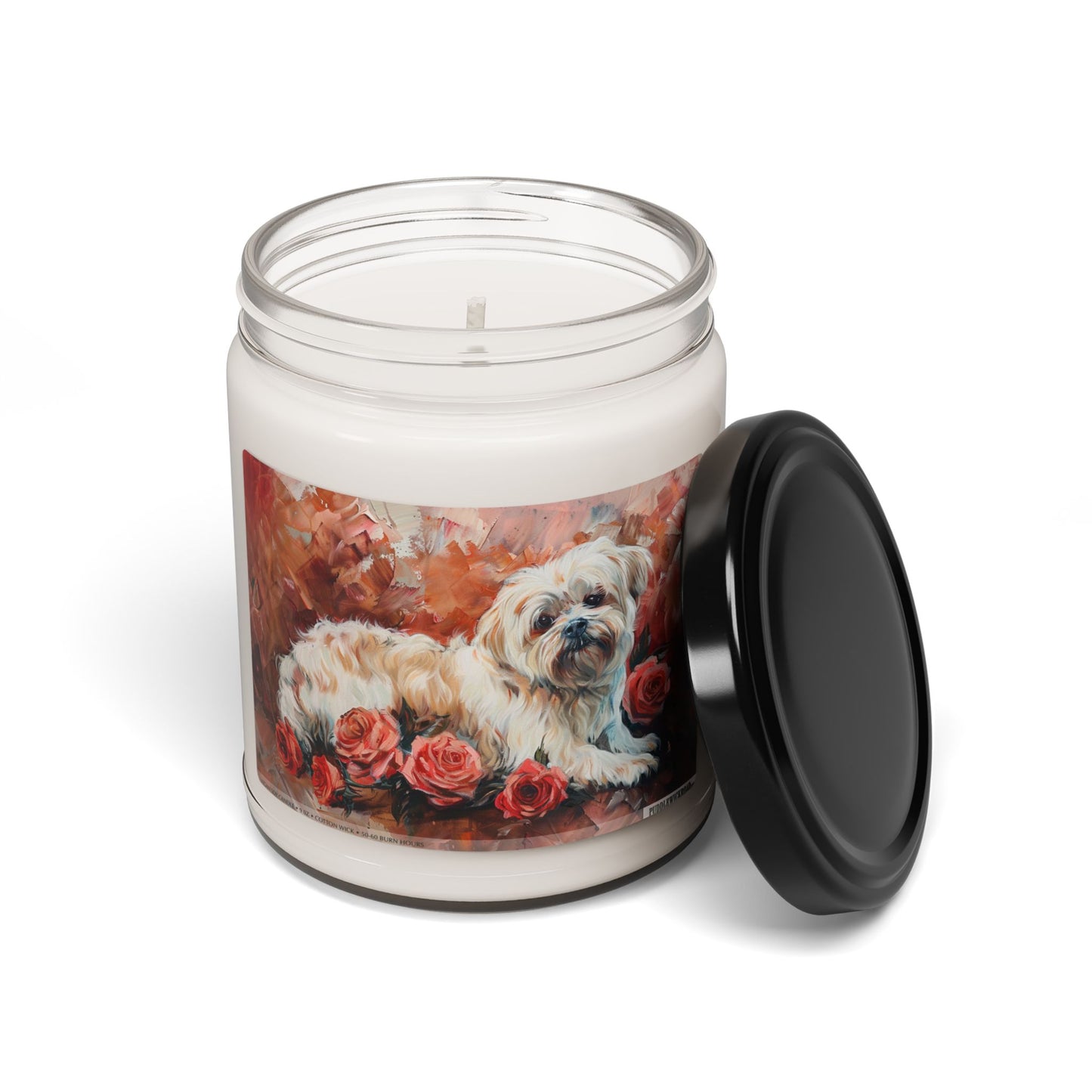 Havanese Vintage Dog Candle – Soy Wax Gift for Pet Lovers