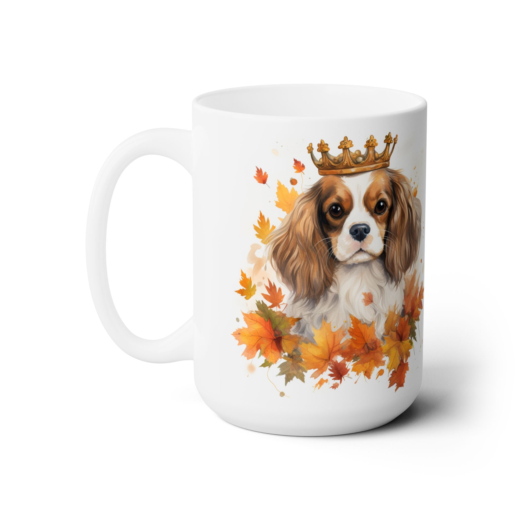 Cavalier King Charles Spaniel Autumn Mug | Fall Dog Lover Gift