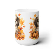 Shih Tzu Fall Harvest Mug - Perfect for Dog Lovers & Autumn Vibes