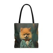 Charming Pomeranian Tote Bag – Eco-Friendly Canvas for Dog Lovers