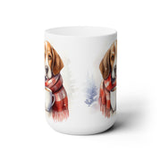 Beagle Lover's Cozy Winter Mug – Perfect Gift for Dog Moms