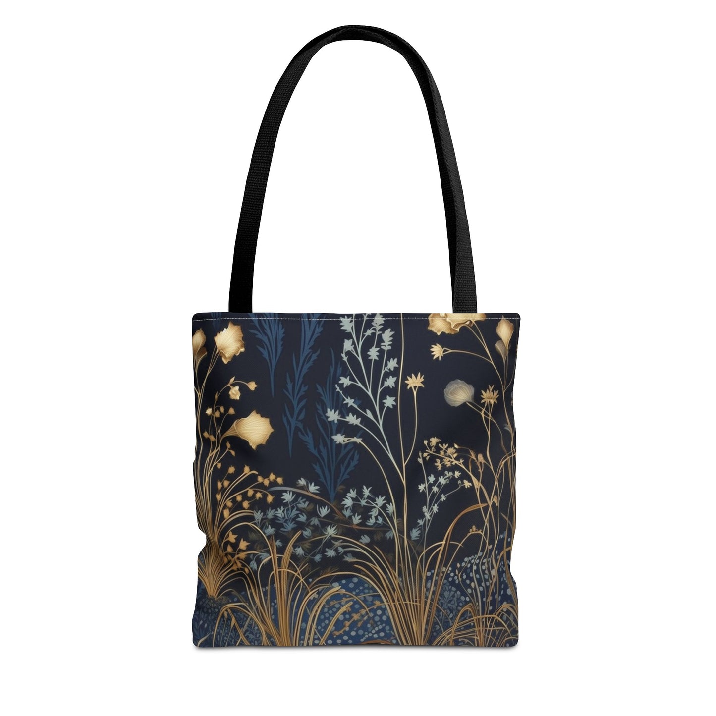 Midnight Bloom Floral Eco-Friendly Tote Bag – Stylish and Functional