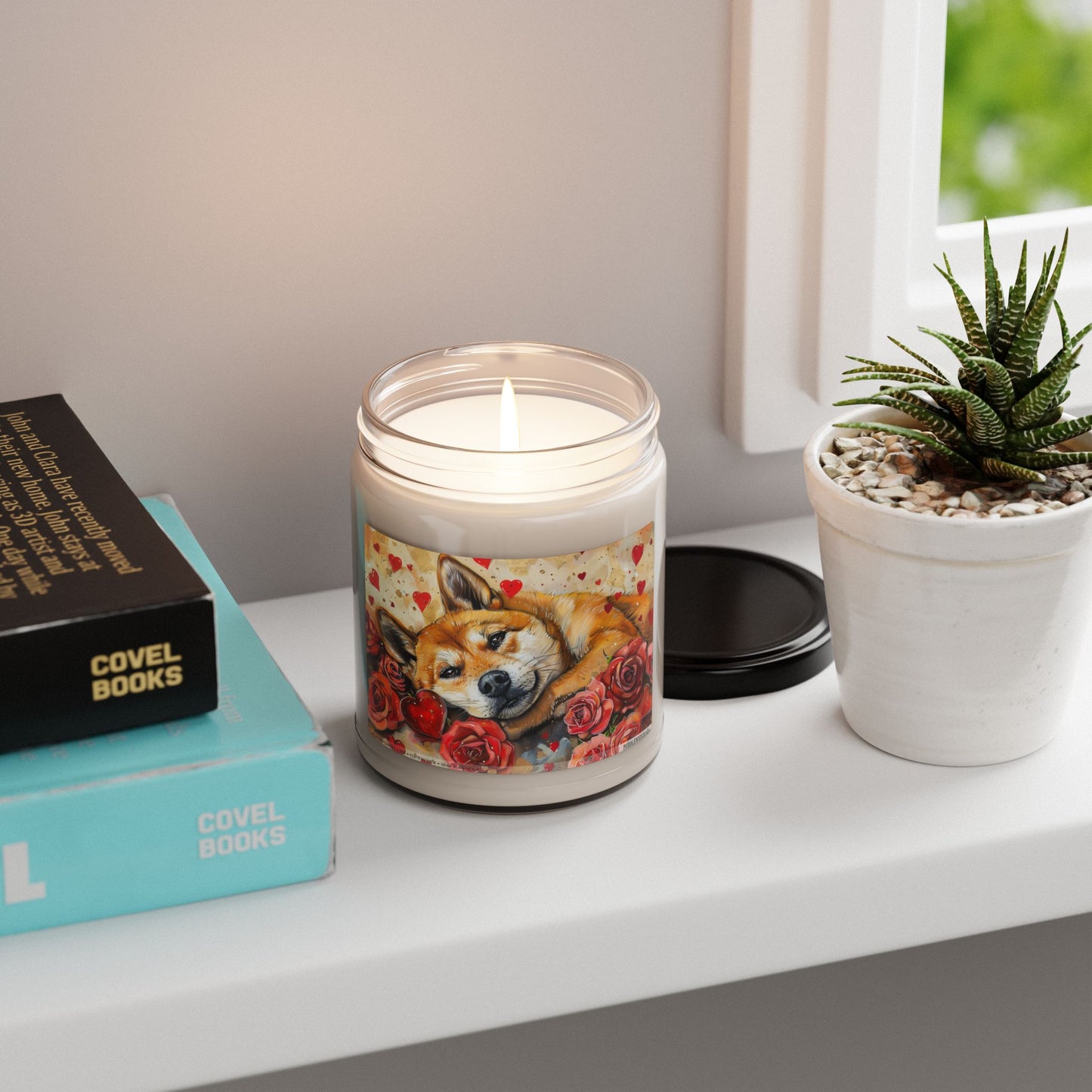 Shiba Inu Love Candle - Adorable Pet Lover Memorial Gift