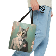 Maine Coon Cat Tote Bag, Chic Canvas Market Bag for Cat Lovers