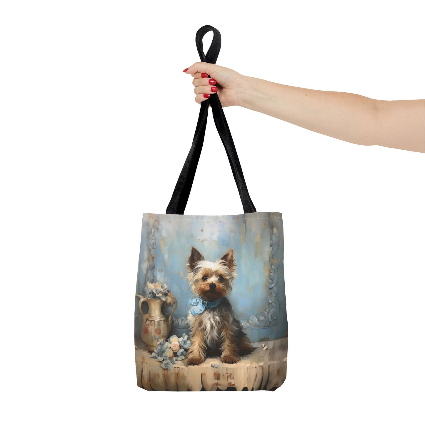 Yorkie Charm Tote Bag – Elegant Yorkshire Terrier Design