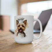 Yorkie Chef Mug - Adorable Yorkshire Terrier Coffee Cup for Dog Lovers