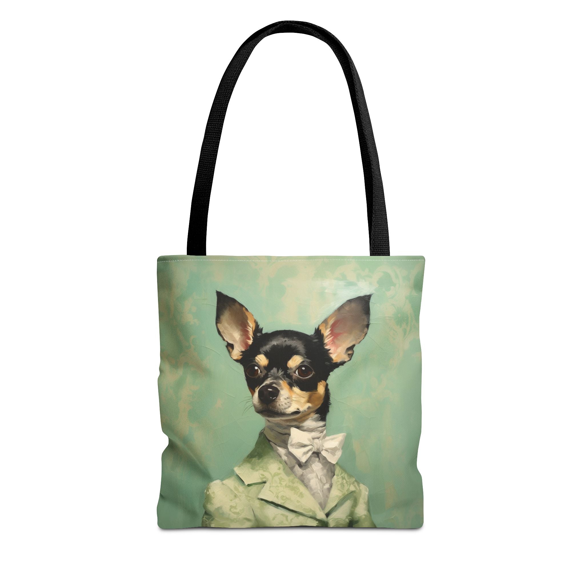 Chihuahua Dapper Style Tote Bag, Eco-Friendly Canvas Gift for Dog Lovers