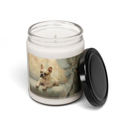 Elegant French Bulldog Candle - Vintage Art Gift for Dog Lovers