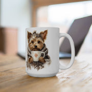 Cozy Yorkie Mug - Yorkshire Terrier Lover Gift for Dog Moms - Darwin & Rose