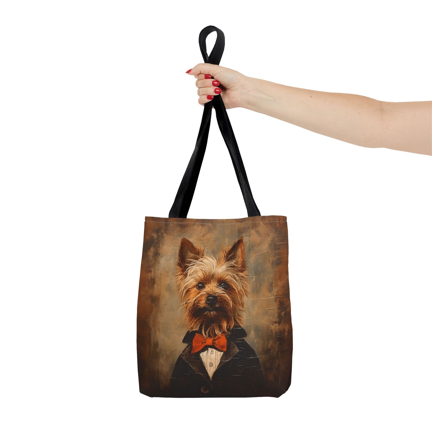 Yorkshire Terrier Tote Bag – Dapper Yorkie Elegance for Dog Lovers