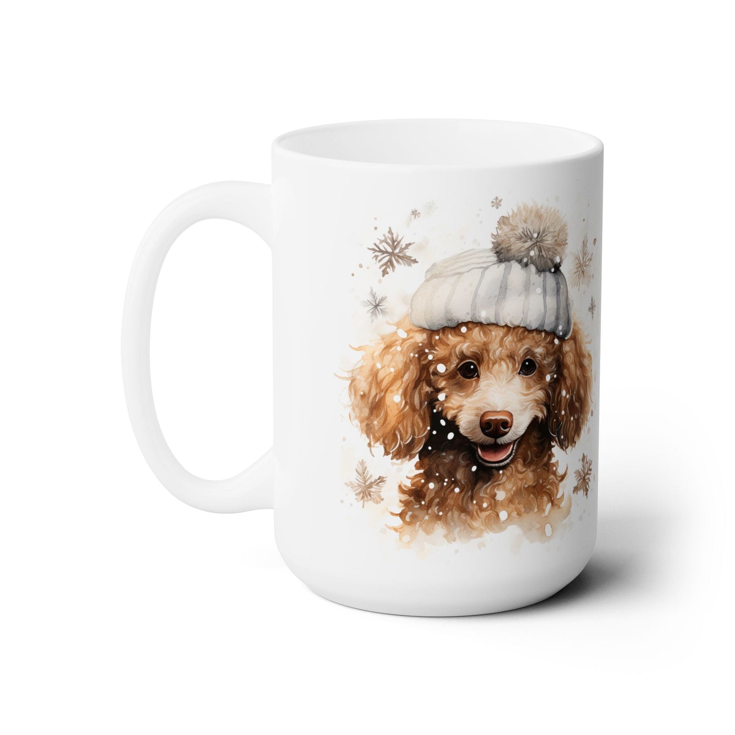 Poodle Winter Wonderland Mug – Cozy Coffee Mug for Dog Lovers