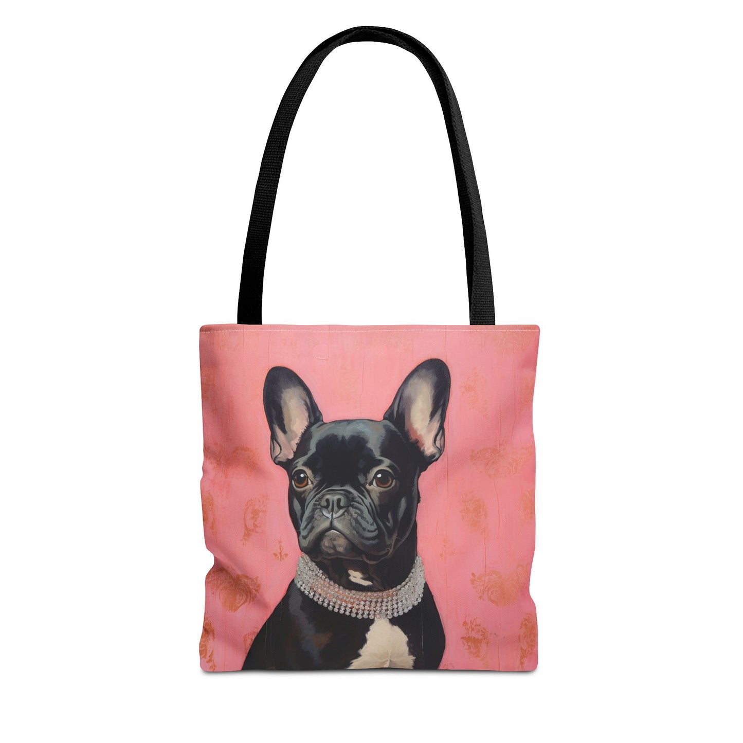 Frenchie Chic Canvas Tote Bag – Glamorous & Eco-Friendly Design