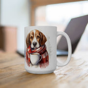 Beagle Lover's Cozy Winter Mug – Perfect Gift for Dog Moms