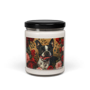 Boston Terrier Rose Garden Candle – Pet Lover Gift & Memorial