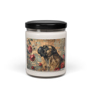 Majestic Mastiff Candle – Vintage Rose Dog Lover Gift