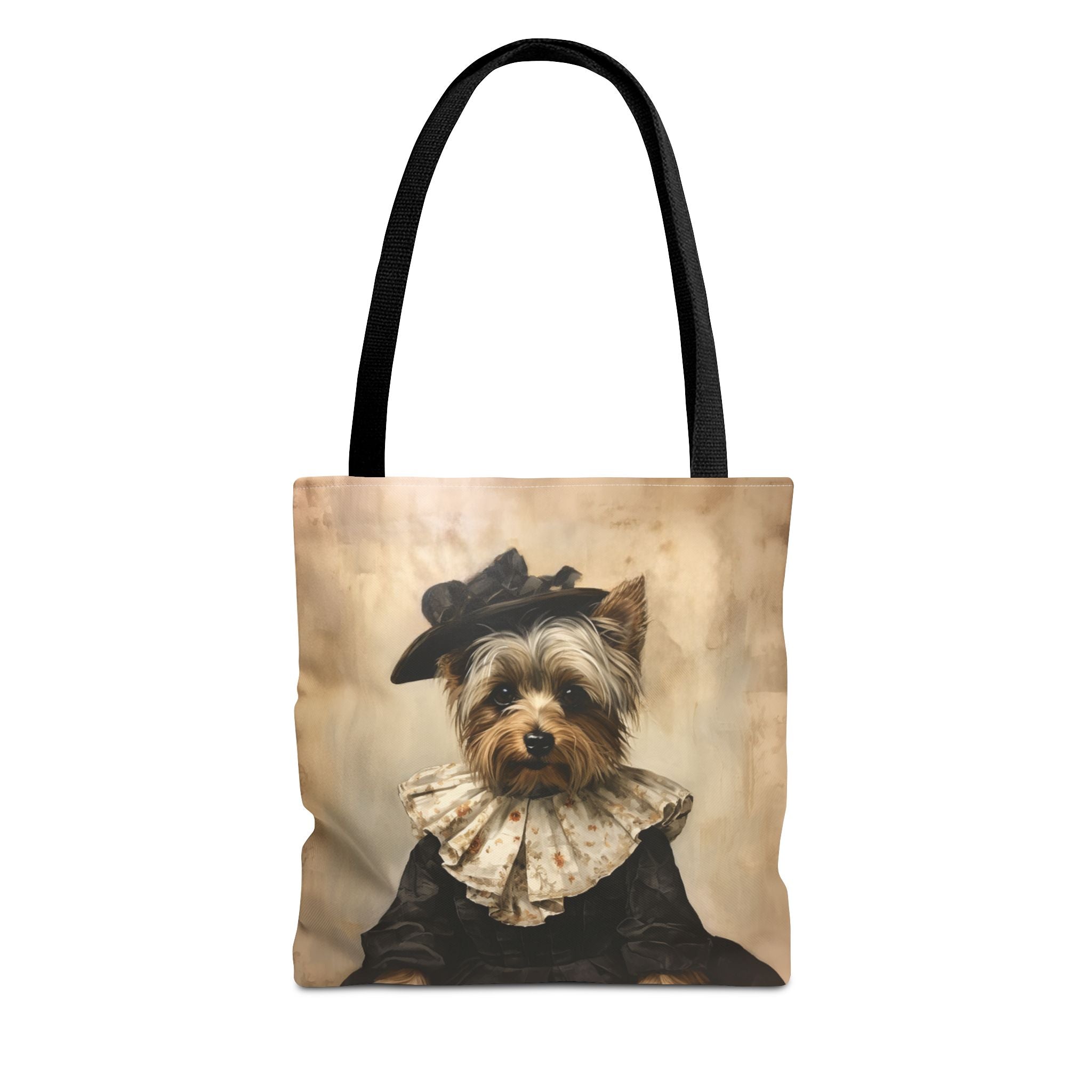 Yorkshire Terrier Charm Tote Bag - Vintage Art Canvas for Dog Lovers