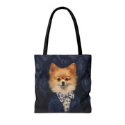 Pompous Pomeranian Tote Bag – Stylish Design for Dog Lovers