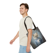 Elegant Pomeranian Canvas Tote Bag – Stylish Gift for Dog Lovers