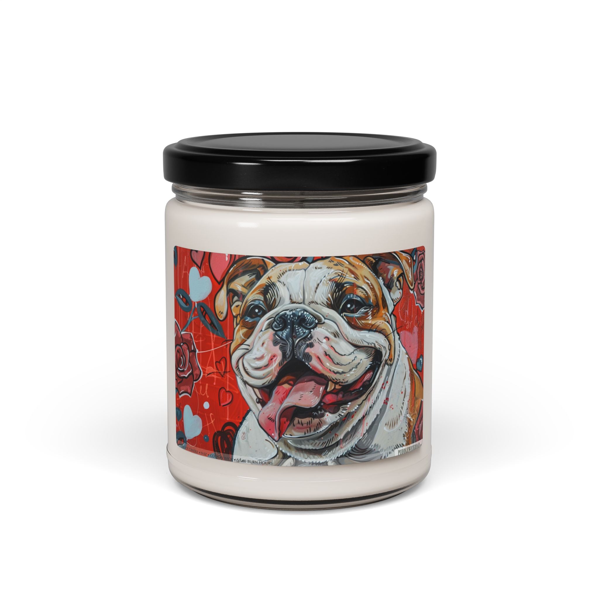 Bulldog Love Candle – Adorable Pet Tribute & Gift Idea