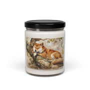 Shiba Serenity Candle - Cozy Soy Candle for Dog Lovers & Pet Memorial Gift - Darwin & Rose